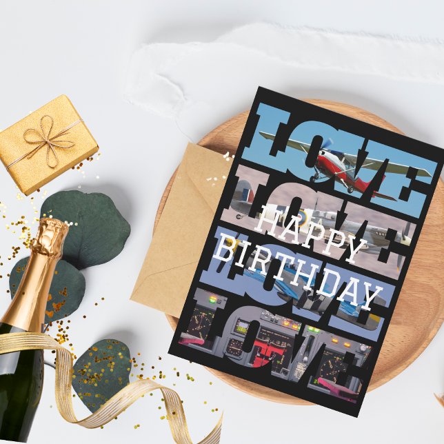 Convite Avião Voando, Colagem de Fotografias, Aviação, Leg (Criador carregado)