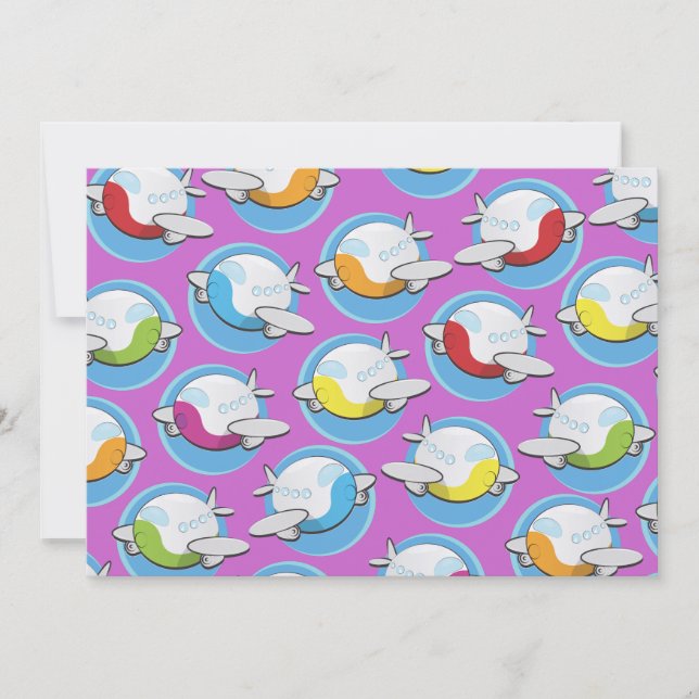 Convite aviões (Frente)