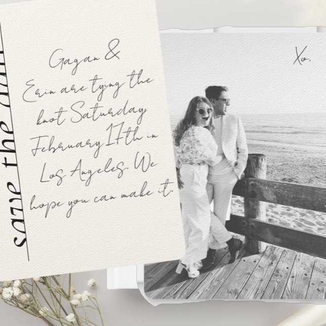 Convite Aviso de Amor Salvar a Data (Criador carregado)