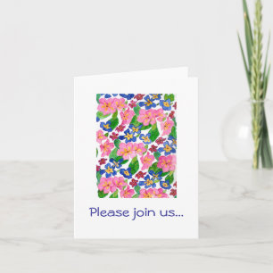 Convite Aviso de Primroses