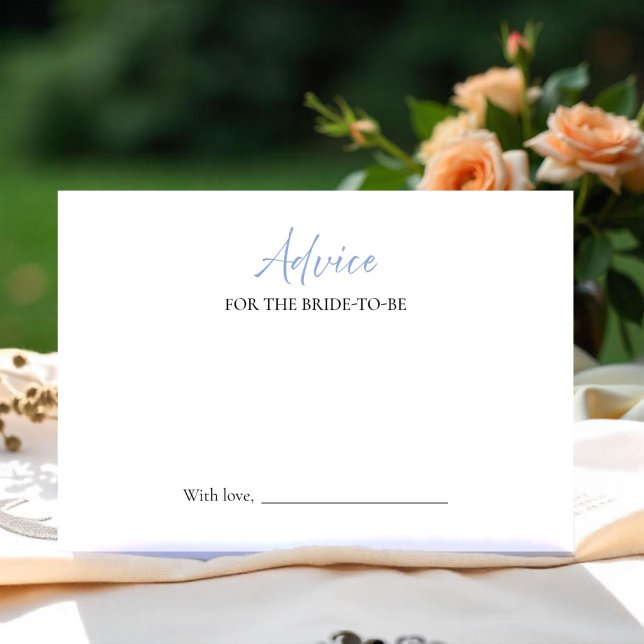 Convite Aviso sobre o Chá de panela Azul Dusty para o Cart (Criador carregado)