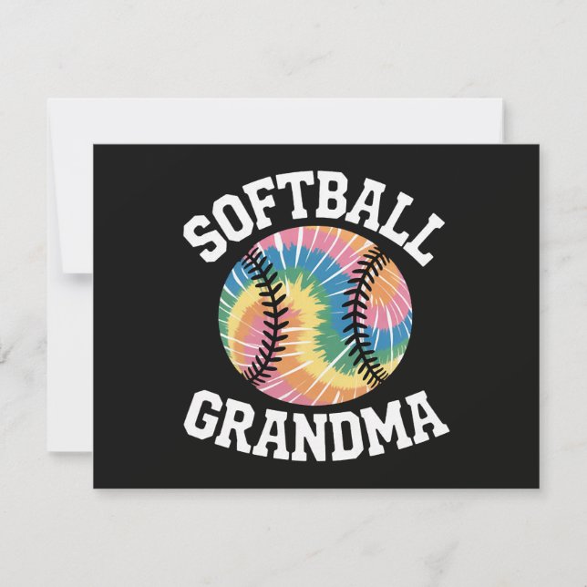 Convite Avó de Softbol (Frente)