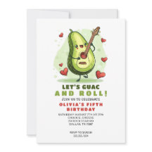 Avocado Fofo Aniversário Personalizado