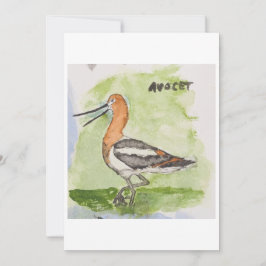 Convite Avocet Greeting Card