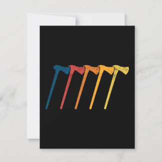 Convite Ax atirando machado