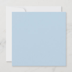 Convite Azul beau (cor sólida)
