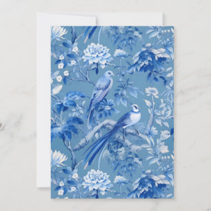 Convite Azul Chinoiserie