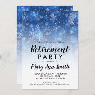 Convite Azul da faísca do feriado do partido de