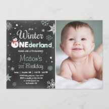 Azul da hortelã do boneco de neve da festa de