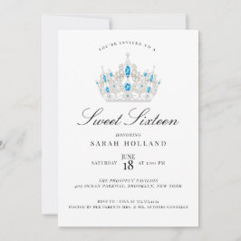 Convite Azul Doce Sessenta