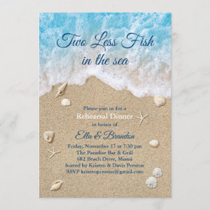 Convite Azul - Dois peixes a menos no Janto de ensaio no m