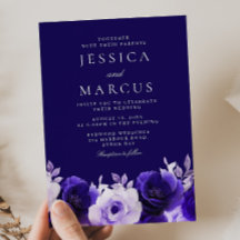 Azul Encantado: Casamento de Rosas Azuis Marinho d