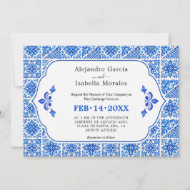 Convite 💙🍋 Azul & Limone Romance Edição de foto