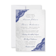 Azul Marinho Cinza Prata Renda Casamento Delicado