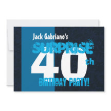 Azul moderno W566A do aniversário de 40 anos da