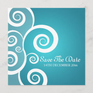 Convite Azul Nadar Branco Nadador