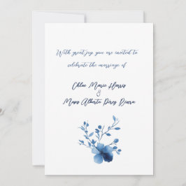 Convite Azul no Flor Azul