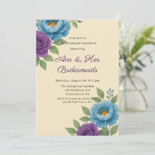 Convite Azul, Pêmona e Fig, Rosa, Bridesmaids