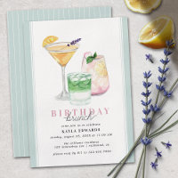 Azul Pó Pastel | Frutado Bebidas Aniversário Brunc
