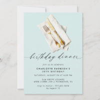 Azul Pó Pastel | Janto de Aniversário de Curta Man