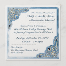 Convite Azul Prévio (Convite à Recepção)