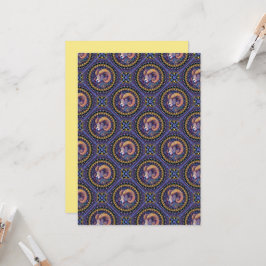 Convite Azulejo Imprimível de Aries Whimsical Astrology Ma