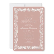 Azulejo Talavera Rosa Chuvinha de Bebê Fiesta Espa