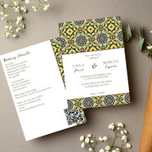 Azulejo verde-amarelo-mediterrânico, tudo em um ca