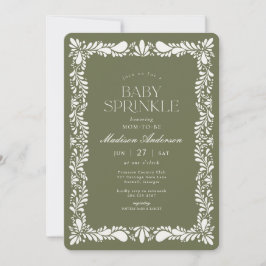 Convite Azulejo Verde de Talavera Festa Espanhola Enxoval 