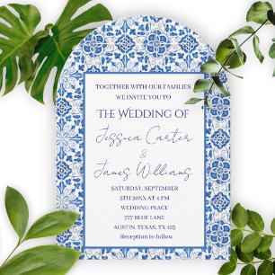 Convite Azulejos Rústicos Portugueses Casamento Mediterrân
