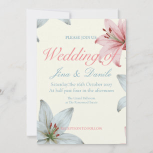 Convite Azure Bloom V02