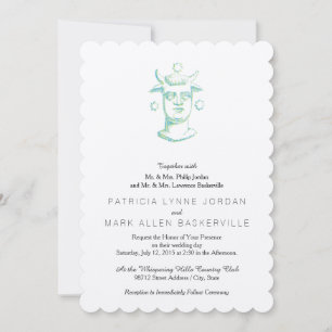 Convite Baal (estilo letterpress, duas cores)