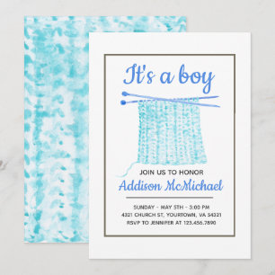 Convite Baby Boy Knit Blanket