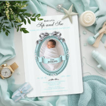Baby & Co Sip and See Invitation