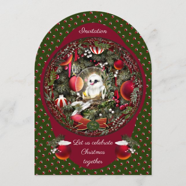 Convite Baby Dove (Frente)