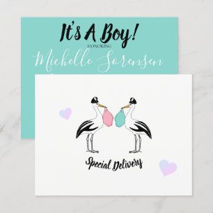 Convite BABY É Um Chá De Sprinkle De Entrega De Storey