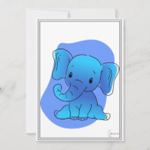 Baby Elefant Karte