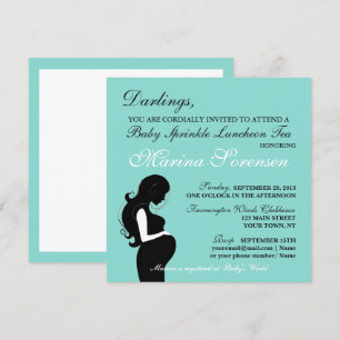 Convite BABY & Family Sprinkle Chá Luncheon Party