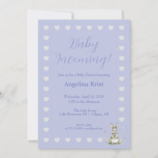 Convite Baby Incoming Baby Shower Invitation