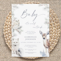 Baby It's Cold Outside QR Code Baby Shower
