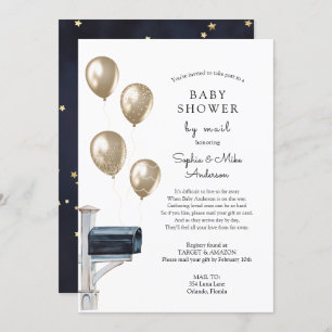 Convite Baby Long Distance Chá por Email