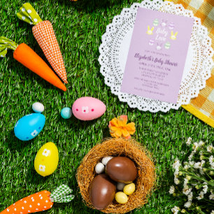 Convite Baby Love Easter Baby Shower