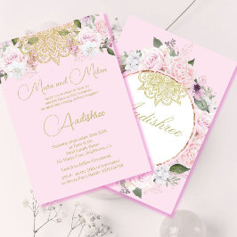 Convite Baby Naming Hindu Namkaran Ceremony Rosa