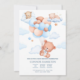 Convite Baby Shower Dreamy Clouds Aesthetic