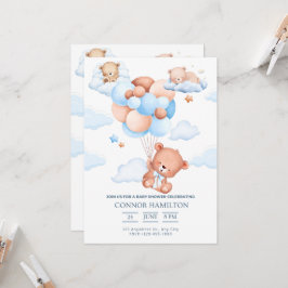 Convite Baby Shower Dreamy Clouds Aesthetic