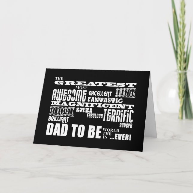 Convite Baby Shower Greatest Best Future Fathers Dad to Be (Frente)