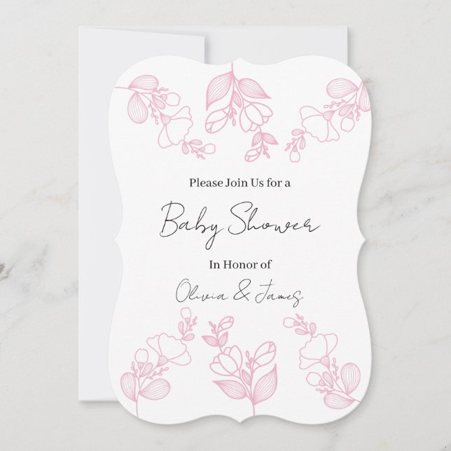 Convite Baby Shower Invitation (Frente)