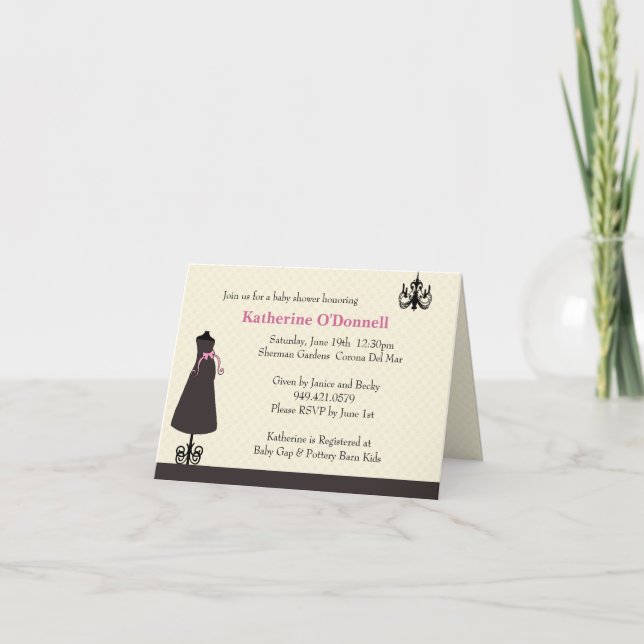 Convite Baby Shower Invitation (Frente)