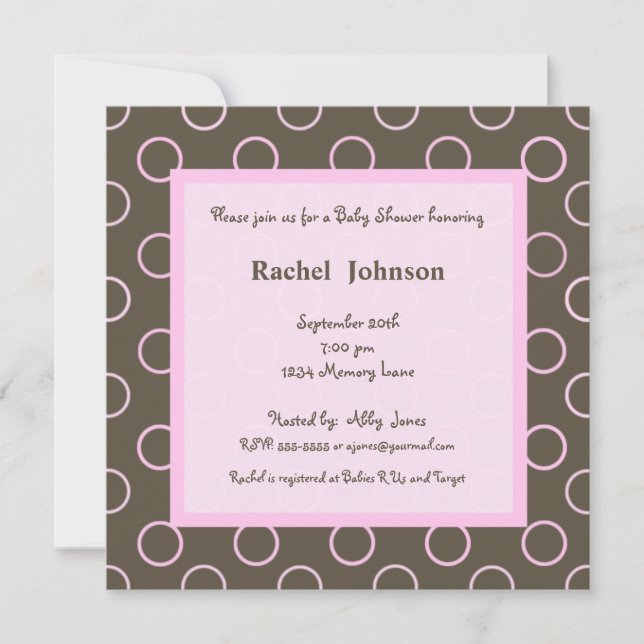Convite Baby Shower Invitation (Frente)