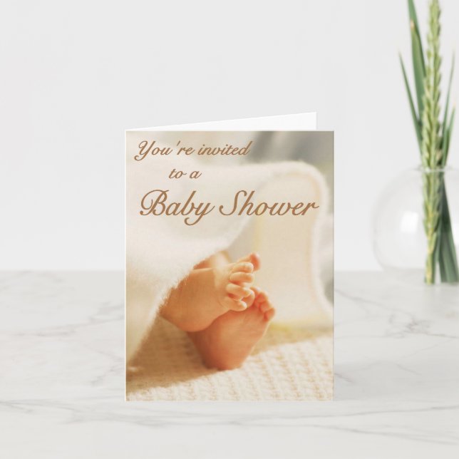 Convite Baby Shower invitation (Frente)